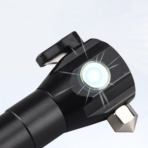 Wozinsky WLR-31 5 W 500 lm CREE multifunkčné svietidlo 3 v 1 s rozbíjačom skla a rezáčom bezpečnostných pásov, čierna - 8