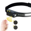 Wozinsky WLC-1200 350 lm CREE LED čelovka so snímačom pohybu, čierna thumbnail