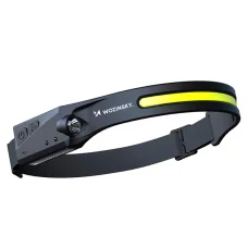 Wozinsky WLC-1200 350 lm CREE LED čelovka so snímačom pohybu, čierna