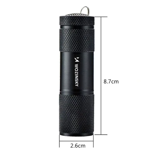 Wozinsky WLD-9L IP65 UV baterka na hľadanie stôp – čierna - 3