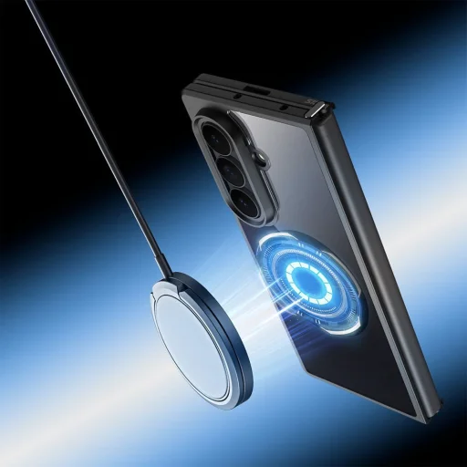 DUX DUCIS AIMO MAG MagSafe kompatibilné puzdro pre Samsung Z Fold 8, čierne - 5