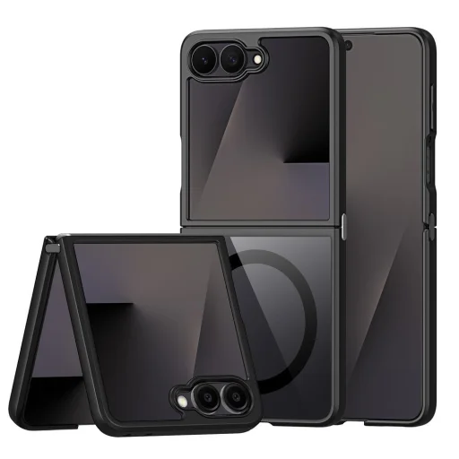 DUX DUCIS AIMO MAG MagSafe kompatibilné puzdro pre SAMSUNG Z Flip 8, čierne - 1