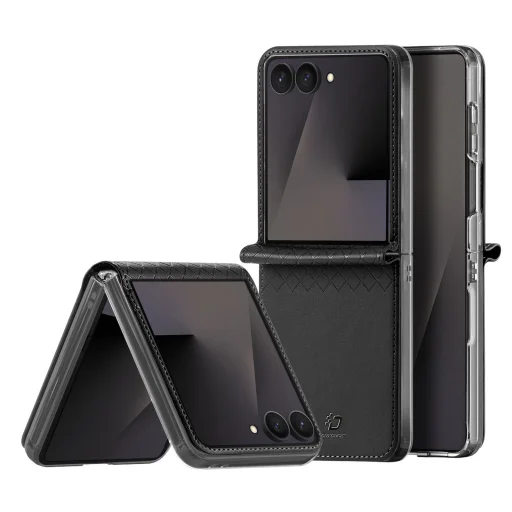 Puzdro DUX DUCIS Bril pre SAMSUNG Z Flip 8, čierne - 1