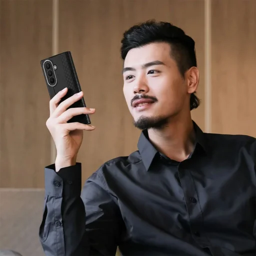 Puzdro DUX DUCIS Bril pre Samsung Z Fold 8, čierne - 3