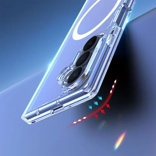 DUX DUCIS CLIN MagSafe kompatibilné puzdro pre SAMSUNG Z Fold 8, priesvitné - 8
