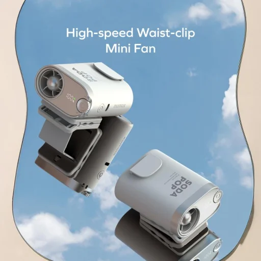 MOMAX IF23 GO CLIP hordható nagysebességű ventilátor (fehér) - 4