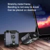 10000 mAh prenosný, na pás zavesiteľný vonkajší USB mini ventilátor so silným prúdením vzduchu (oranžovo-červený) thumbnail
