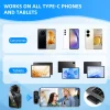 PULUZ PU3157B vezeték nélküli csíptetős mikrofon Type-C telefonhoz, Type-C vevőegységgel és 4 mikrofonnal (fekete) thumbnail