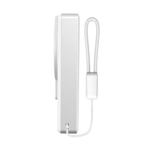 Tech-Protect PB40 LifeMag MagSafe külső akkumulátor 10000 mAh 25 W Qi2.2 fehér-ezüst - 4