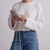 Tech-Protect C5SD Rope CrossBody šnúrkový popruh kriedovo sivá thumbnail