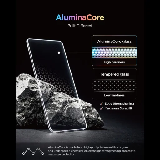Spigen Glas.tR EZ Fit Pro AC ochranné tvrdené sklo pre Nothing Phone 4A Pro, číre, 2 ks - 6