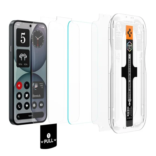 Spigen Glas.tR EZ Fit Pro AC tvrdené sklo na displej pre Nothing Phone 4A, priehľadné, 2 ks - 2