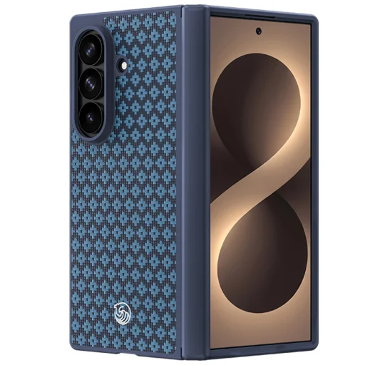 Benks ArmorGrid Pro Grand Combo magnetické puzdro pre Samsung Galaxy Z Fold 8 Ultra, modré - 4