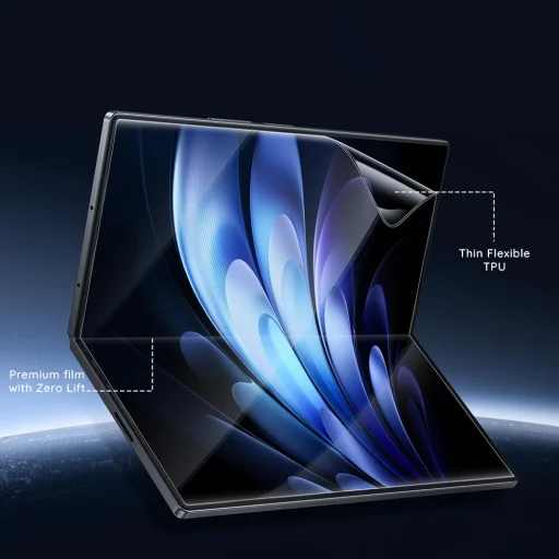 Blueo vnútorná ohybná HD ochranná fólia na displej pre Samsung Galaxy Z Flip8, číra sklenená fólia - 4