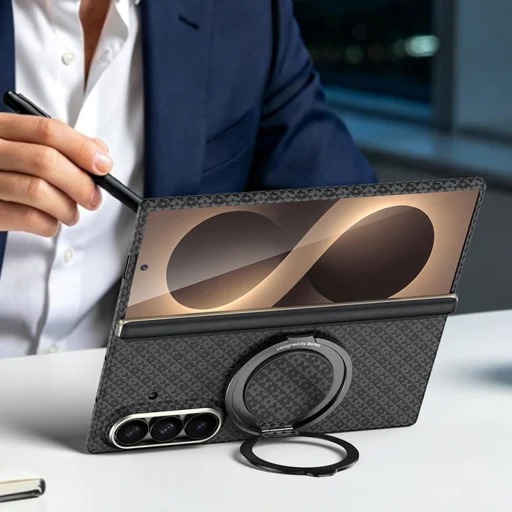 Benks Magnetic ArmorGrid Air Grand Combo puzdro pre Samsung Galaxy Z Fold 8 Ultra, čierne - 11
