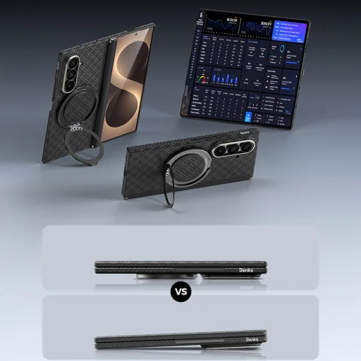 Benks Magnetic ArmorGrid Air Grand Combo puzdro pre Samsung Galaxy Z Fold 8 Ultra, čierne - 12