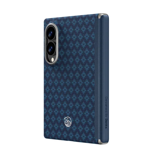 Benks ArmorGrid Air Grand Combo magnetické puzdro pre Samsung Galaxy Z Fold 8, modré (C.K.FL.SA.BE.S060) - 3