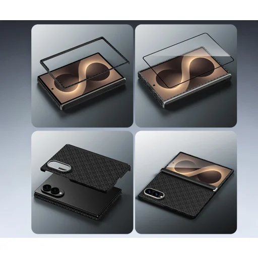 Benks Armor Grid Pro Grand Combo magnetické ochranné puzdro pre Samsung Galaxy Z Fold 8, čierne - 12