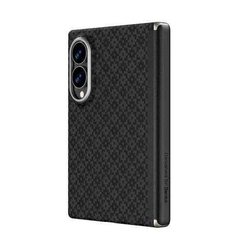 Benks Armor Grid Pro Grand Combo magnetické ochranné puzdro pre Samsung Galaxy Z Fold 8, čierne - 3