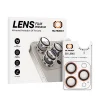 Tel Protect 3D Lens kameravédő edzett üveg iPhone 17 Pro/17 Pro Max készülékhez, narancssárga, 3 lencséhez thumbnail