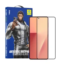 Blueo 2,5D Silk celoplošné HD tvrdené sklo pre Samsung Galaxy Z Flip7 / Z Flip8, čierne tvrdené sklo