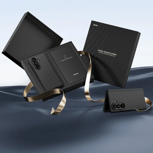 Benks ArmorGrid Pro Grand Combo magnetické puzdro pre Samsung Galaxy Z Fold 8 Ultra, čierne - 5