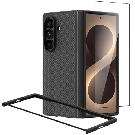 Benks ArmorGrid Pro Grand Combo magnetické puzdro pre Samsung Galaxy Z Fold 8 Ultra, čierne - 1