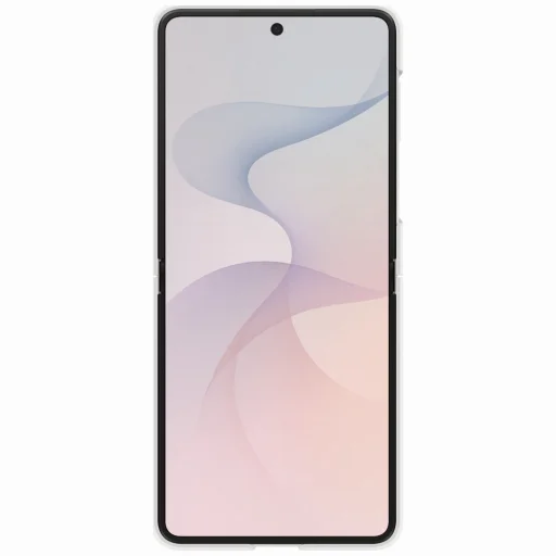  Samsung Galaxy Z Flip8 fehér szilikon gyűrűs mágneses tok - 3