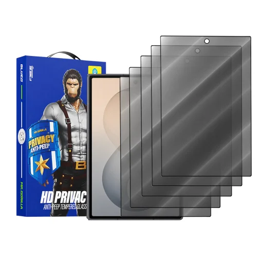 Blueo privátne ochranné sklo pre Samsung Galaxy Z Fold8, čierne, 5 ks - 1