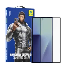 Blueo 2.5D Silk HD celoplošné ochranné tvrdené sklo pre Samsung Galaxy Z Fold7 / Z Fold8 Ultra, čierne ochranné sklo