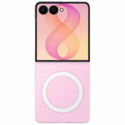  Samsung Galaxy Z Flip8 átlátszó Clear Magnet tok - 2