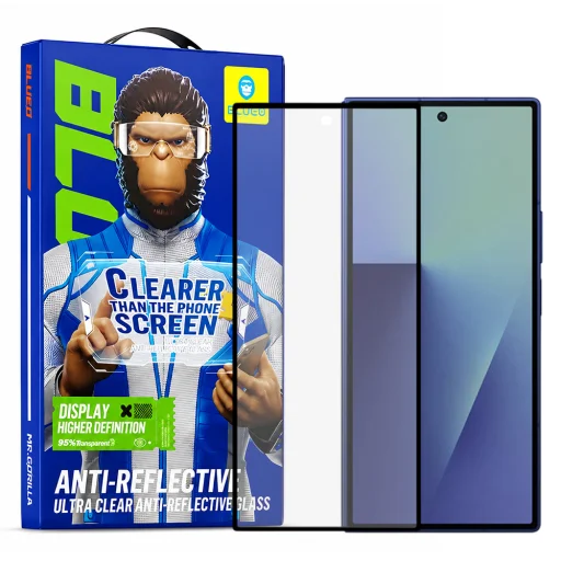  Samsung Galaxy Z Fold7 / Z Fold8 Ultra fekete Blueo tükröződésmentes HD üveg kijelzővédő fólia - 1