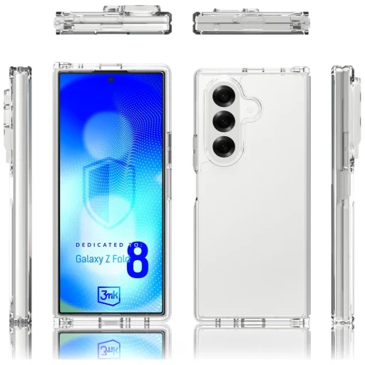 Samsung Galaxy Z Fold 8 priehľadný zadný kryt 3MK Armor Case - 6
