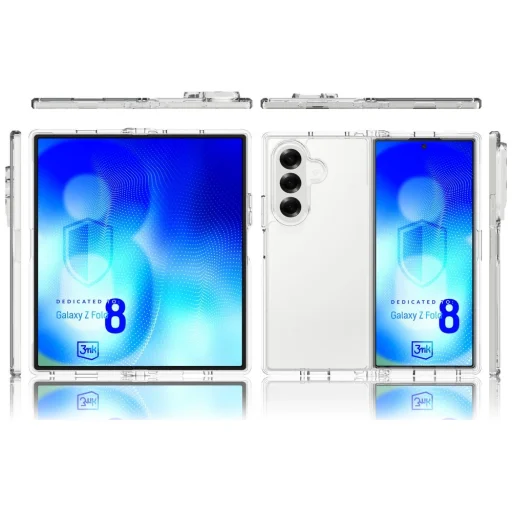 Samsung Galaxy Z Fold 8 priehľadný zadný kryt 3MK Armor Case - 7