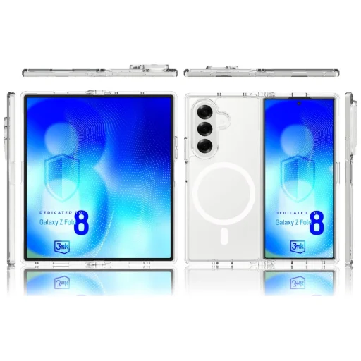 Priehľadné puzdro 3MK Armor MagCase pre Samsung Galaxy Z Fold 8 - 7