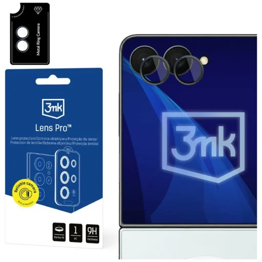 Samsung Galaxy Z Flip 8 čierny 3MK Lens Protection Pro ochrana šošovky fotoaparátu - 1