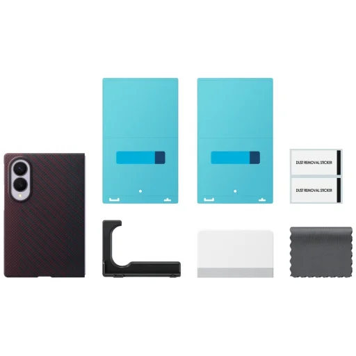 Samsung Galaxy Z Fold8 červené puzdro Carbon Magnet - 5