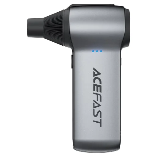 Acefast YF3 mini prenosný ventilátor so 4 nástavcami, sivý - 6
