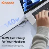 Mcdodo OT-8850 USB-C–MagSafe 3 OTG adaptér, čierny, 140 W thumbnail