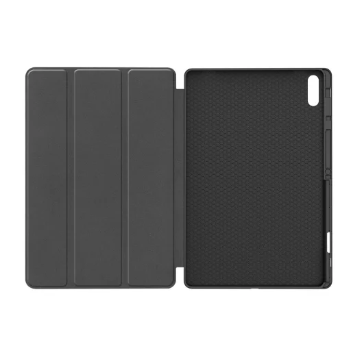 Techsuit Flex Trifold puzdro na tablet s držiakom na dotykové pero pre Samsung Galaxy Tab S11 Ultra / Tab S12 Ultra, zelené - 3