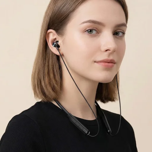 Acefast N9 Bluetooth 6.0 magnetické slúchadlá za krk, čierne - 4