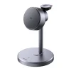 Mcdodo Black Swan Series magnetická bezdrôtová nabíjacia stanica pre iPhone, iWatch a slúchadlá, so stojanom, 22,5 W, Qi2, čierna (CH-2460) thumbnail