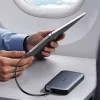 Mcdodo MetaFree Series MC-5920 externá batéria so vstavaným USB-C káblom, 10000 mAh, 45 W, tmavosivá thumbnail