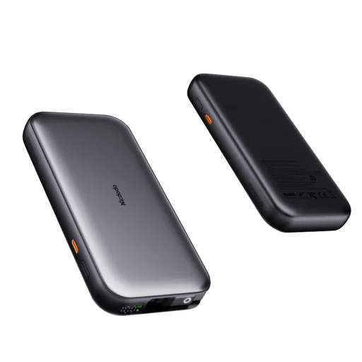Mcdodo MetaFree Series MC-5920 externá batéria so vstavaným USB-C káblom, 10000 mAh, 45 W, tmavosivá - 2