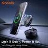 Mcdodo CH-8610 magnetický držiak na telefón do auta s bezdrôtovým nabíjaním, na palubnú dosku, čierny thumbnail