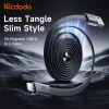 Mcdodo Data Cable Self-Winding Series CA-1160 samonavíjací USB-A – Lightning kábel, 3A, 1m, čierny thumbnail
