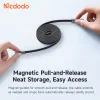 Mcdodo Data Cable Self-Winding Series CA-1160 samonavíjací USB-A – Lightning kábel, 3A, 1m, čierny thumbnail