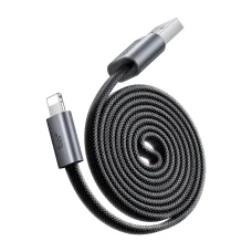 Mcdodo Data Cable Self-Winding Series CA-1160 samonavíjací USB-A – Lightning kábel, 3A, 1m, čierny