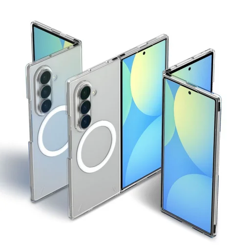 Spigen AirSkin MagFit puzdro pre Samsung Galaxy Z Fold 8 Ultra, priehľadné/biele - 4