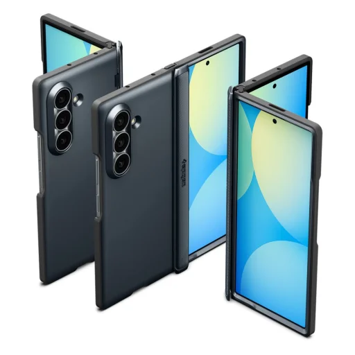  Samsung Galaxy Z Fold 8 Ultra palaszürke Spigen Slim Armor Pro MagSafe tok - 7